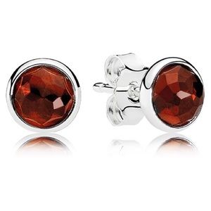 PANDORA January Droplets Stud Earrings